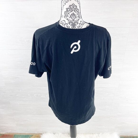 Peloton Century 100 Black White Graphic T-shirt Top - Picture 5 of 7